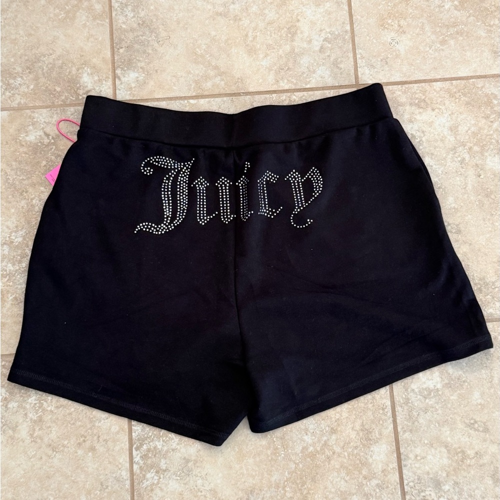 Juicy Couture Black & Athletic Shorts size XL